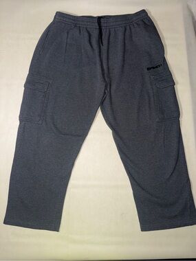And1 Men's Charcoal Gray Cargo Jogger Pants